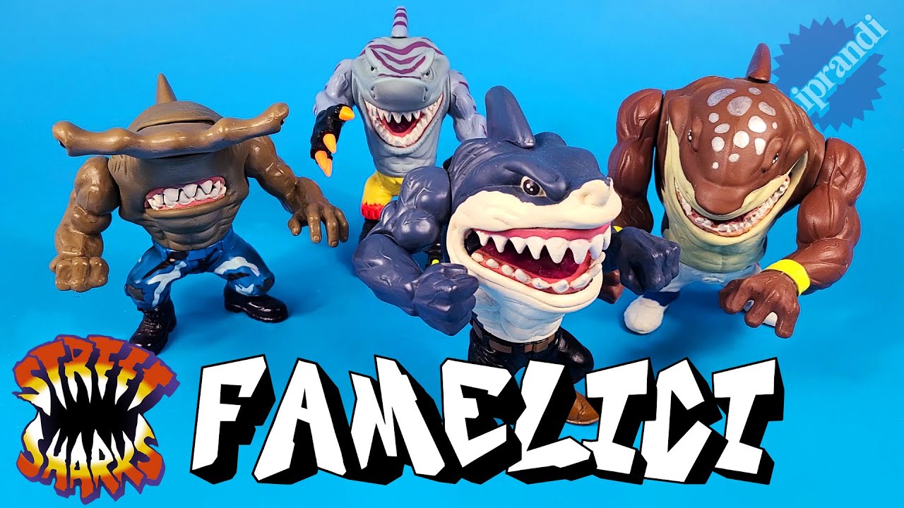STREET SHARKS GLI EROICI UOMINI SQUALO - MATTEL 1994 - BACK THEN VINTAGE REVIEW