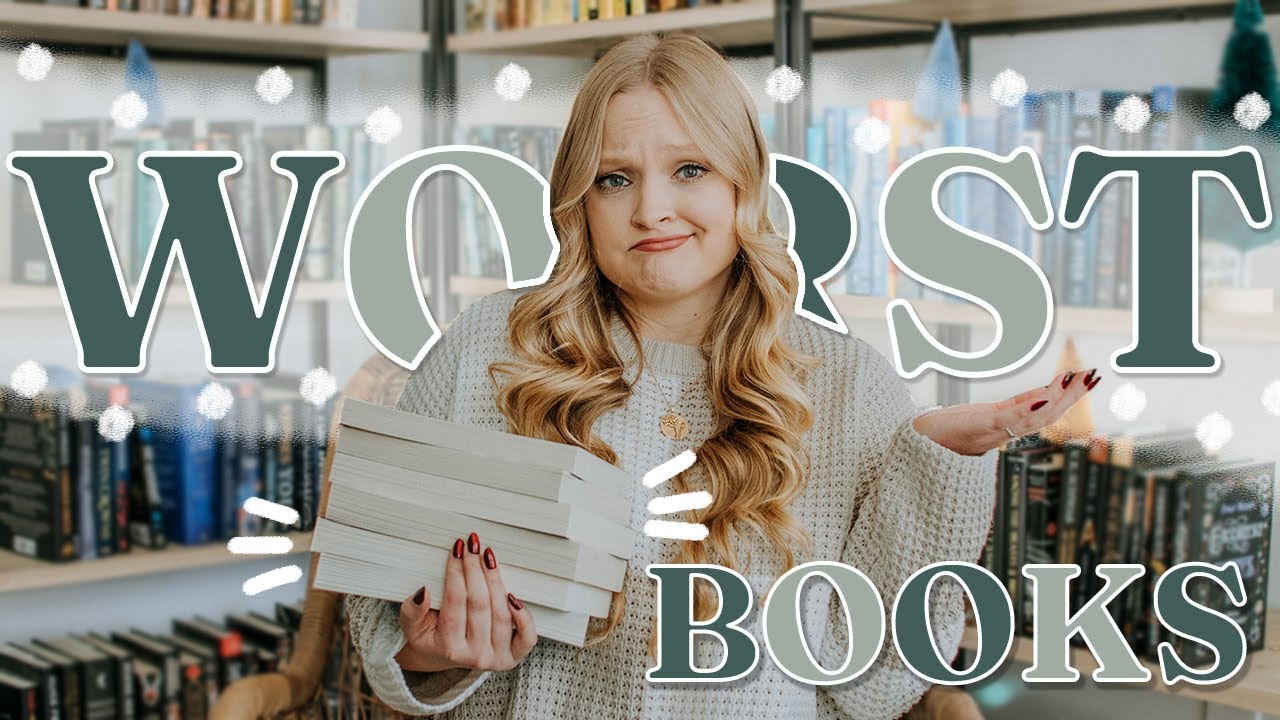 THE WORST BOOKS OF 2023 \\ all the books I DNF'ed, popular disappointments & one star reviews 👎🏻