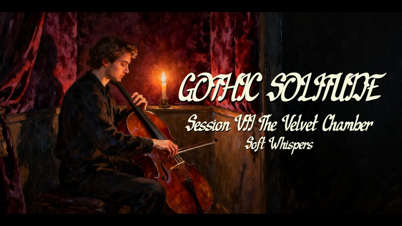 Gothic Solitude Session VII 🕯️ The Velvet Chamber   Soft Cello Whispers for Deep Sleep