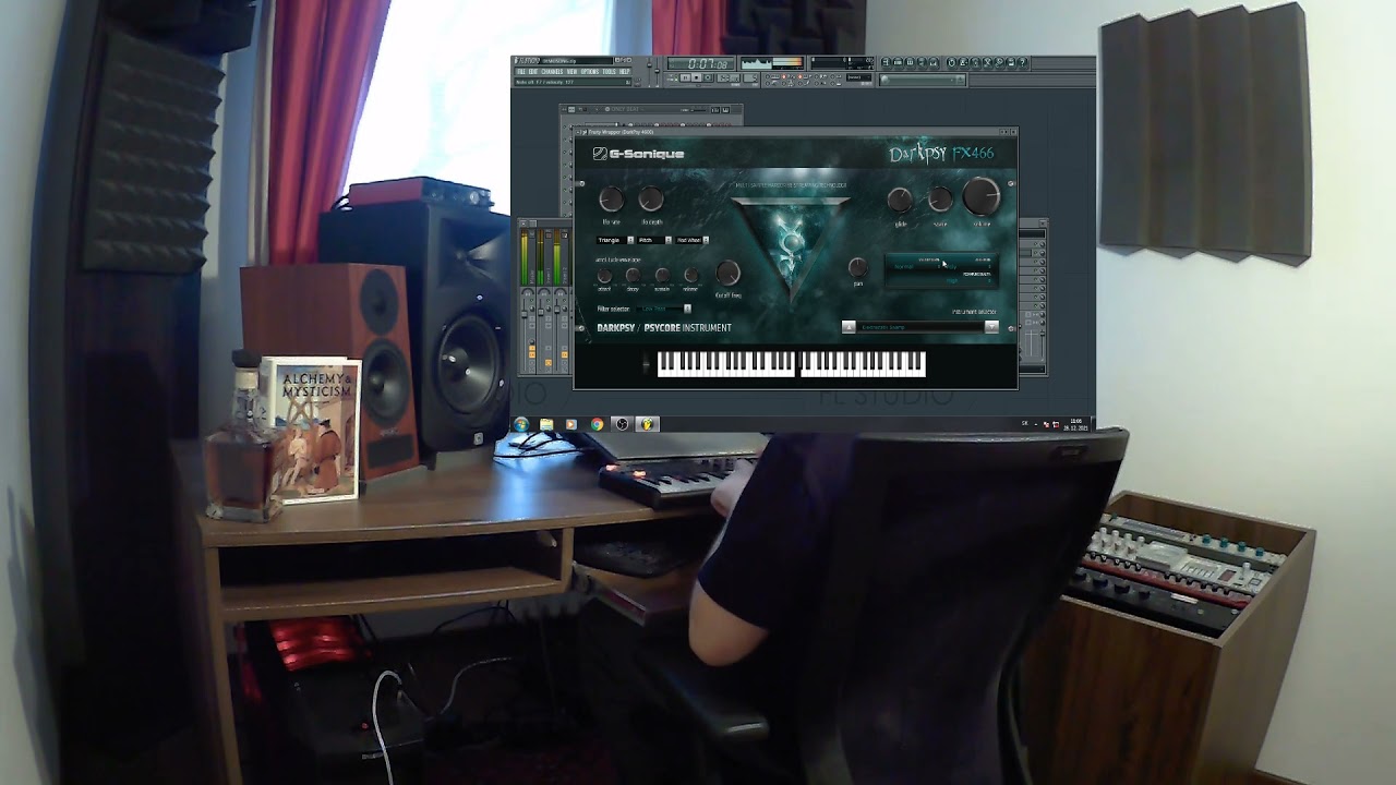 Darkpsy / Forest psytrance - DARKPSY FX 466 VST / AU plug-in instrument / synthesizer, FL Studio