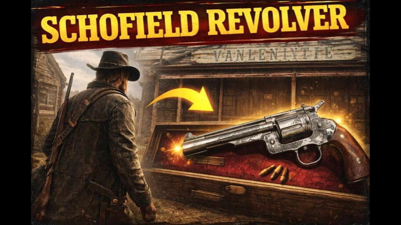 Don’t Miss This Schofield Revolver in RDR2 🔥
