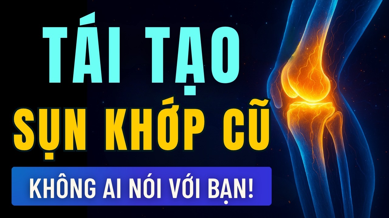 TÁI TẠO SỤN KHỚP – CƠ THỂ CÓ THỂ LÀM ĐIỀU NÀY?
