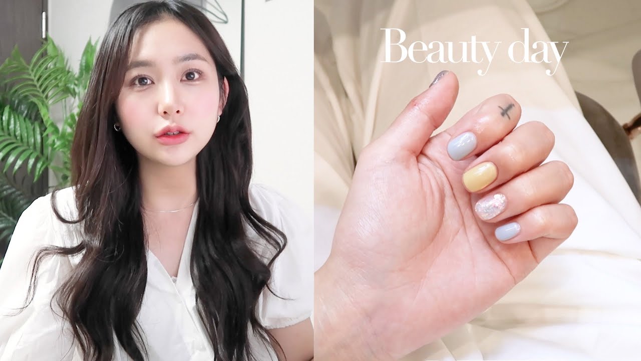 관리의 날 vlog 💅🏼 붙임머리 & 오랜만에 젤네일! 인생 피부진정 관리까지 (최저가 헤이네이처 마켓 공지🌱)| jianssi