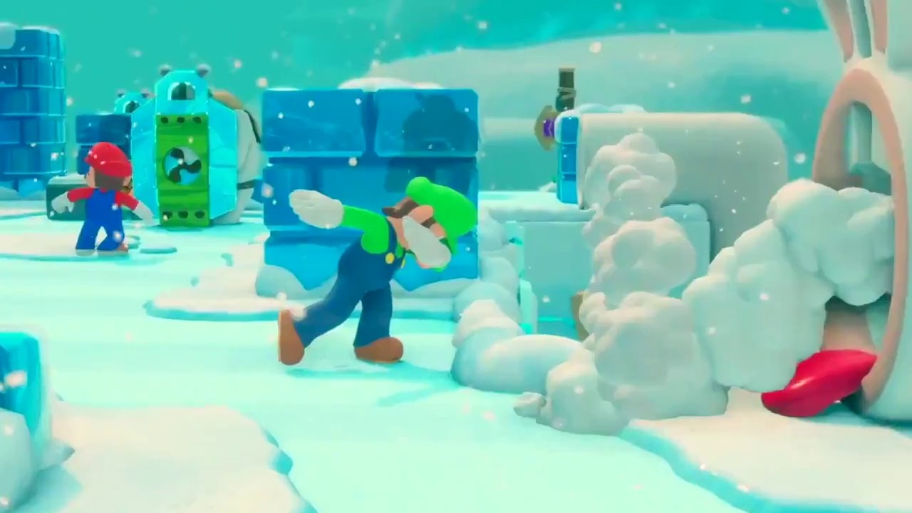 Luigi Dabs in Mario + Rabbids Kingdom Battle