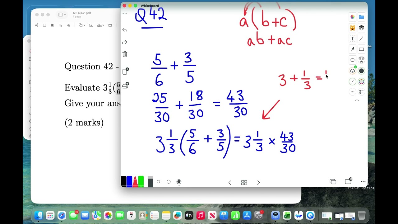 Level C - Question 42 - Fractions (No calculator)