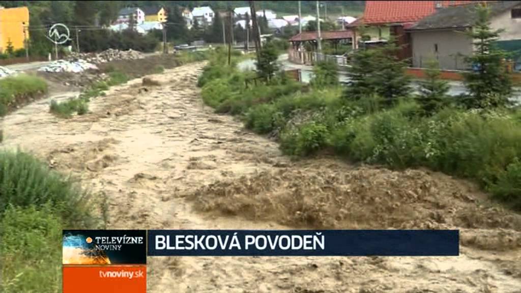 Povodeň v obci Šarišské Dravce 22.06.2013