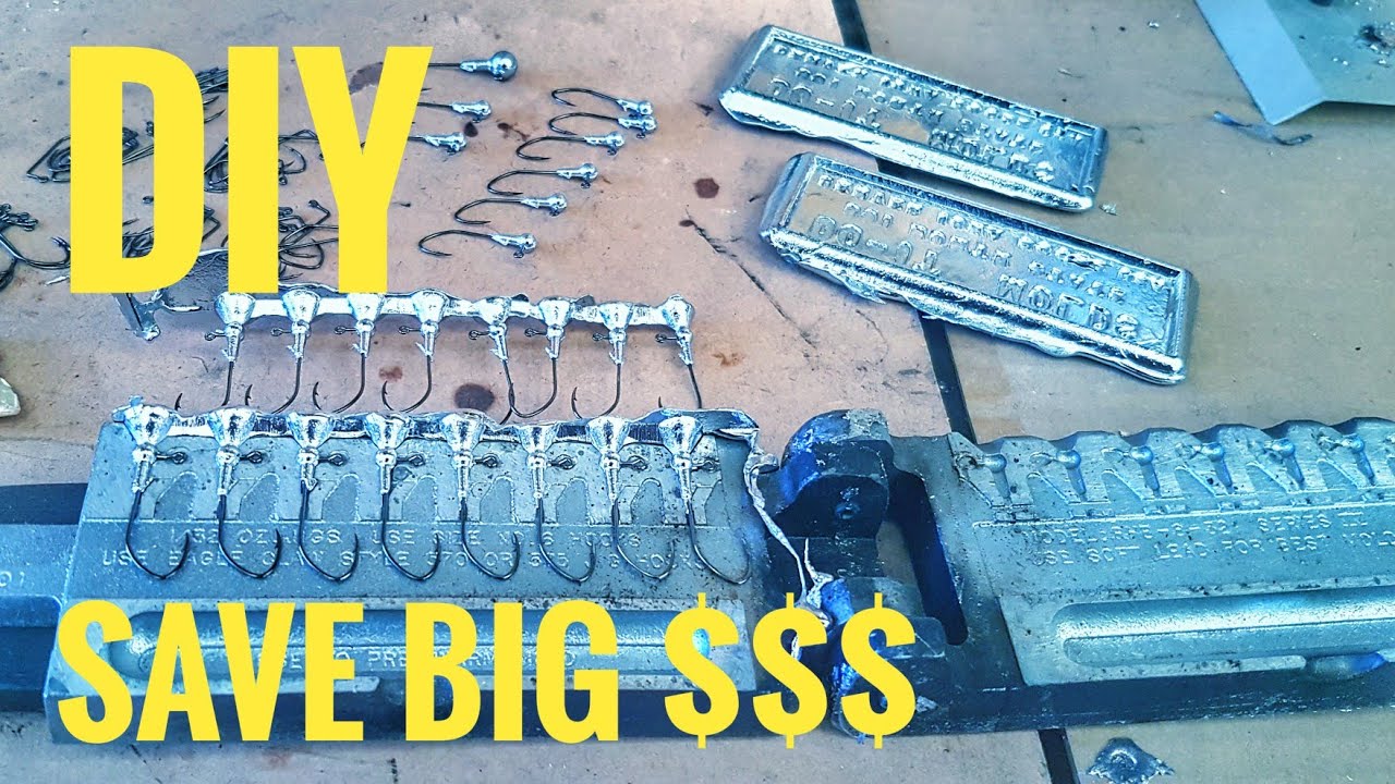Make Your Own Jig Heads for a FRACTION OF THE PRICE and its EASY
