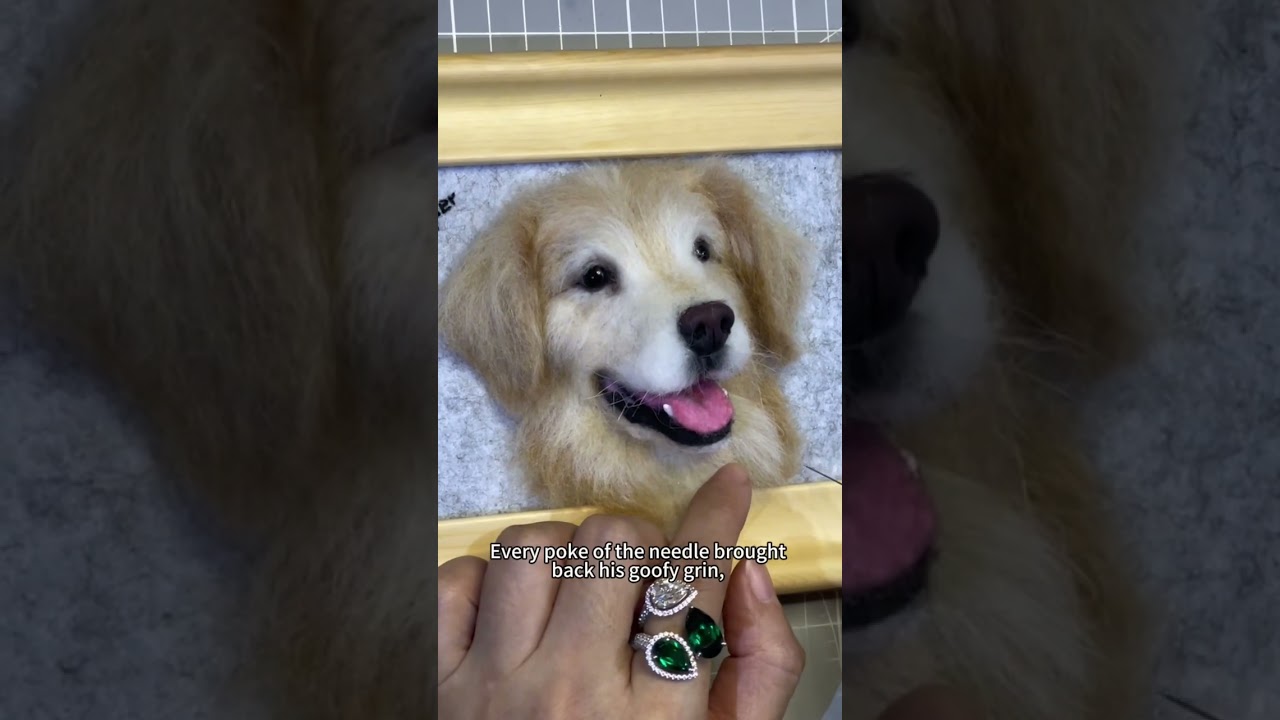 Your Pet Deserves a Masterpiece &ndash; Custom Felted Portraits!