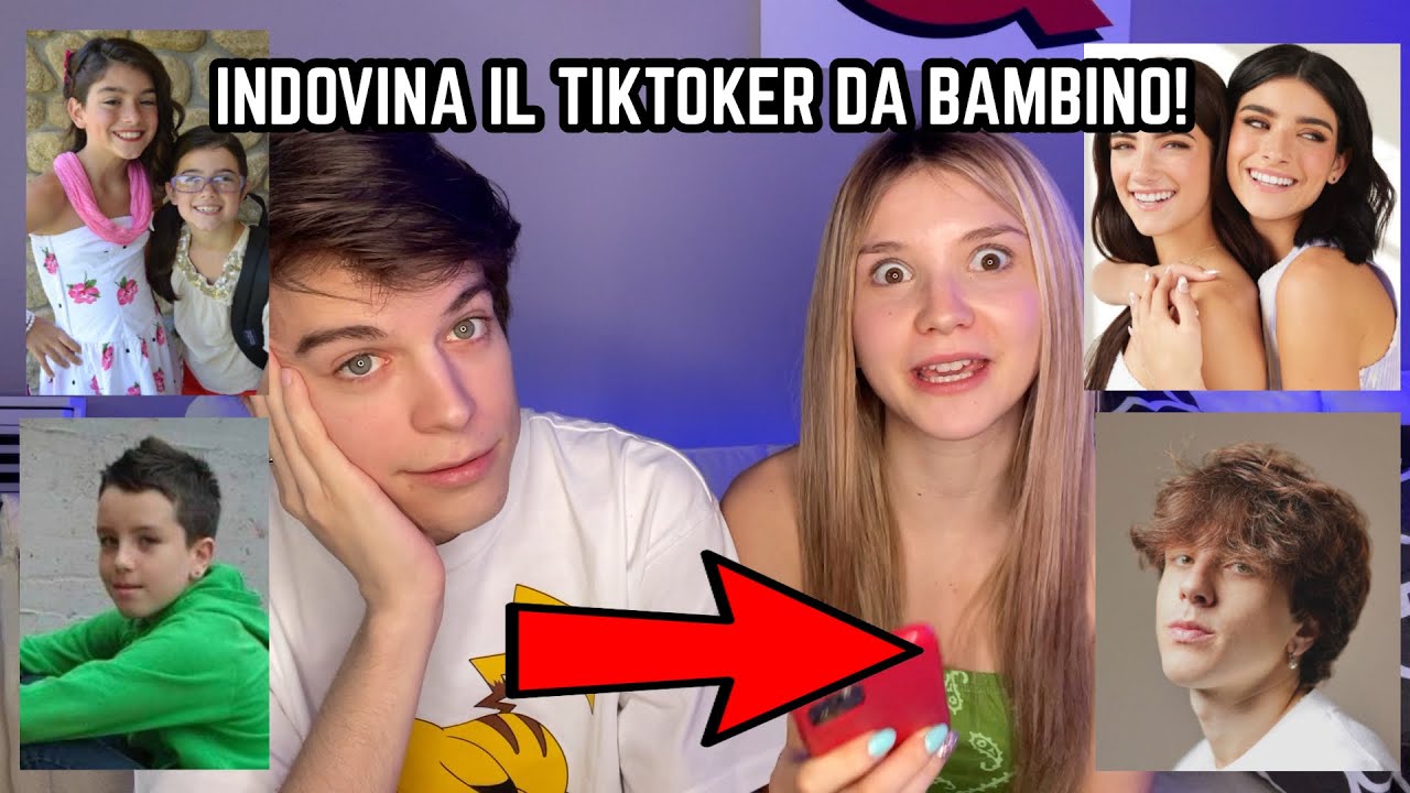 INDOVINA IL TIKTOKER DA BAMBINO con il mio ragazzo! - Vlog 20.5 ♕