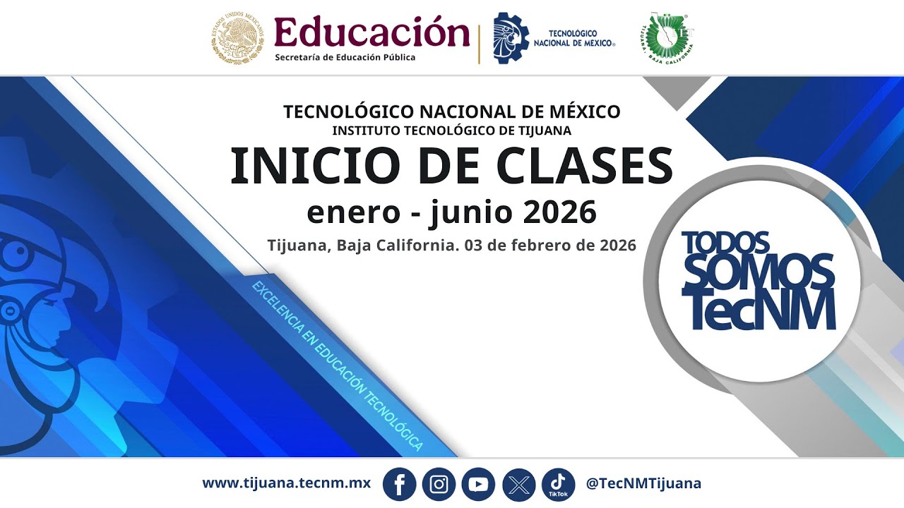 INICIO DE CLASES Enero-Junio 2026