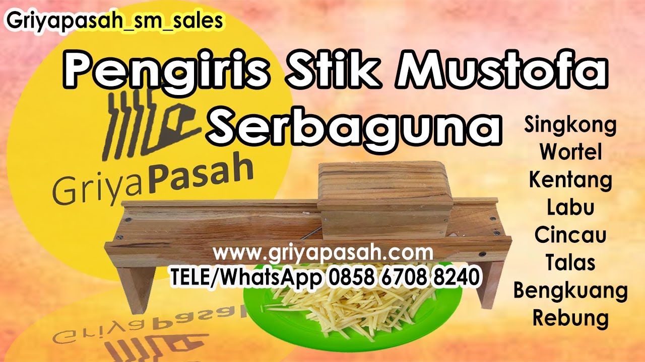 Pengiris Pemotong Stik Kentang Talas Labu Bengkuang Mustofa Diah Didi Murah