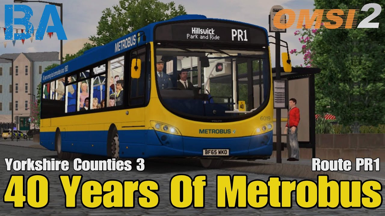 40 Years Of Metrobus - Route PR1 - MS Eclipse 3 - Yorkshire Counties 3 - OMSI 2