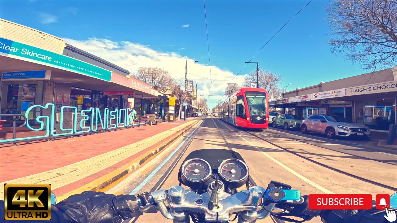 Royal Enfield Continental GT 650 | POV | Adelaide Airport to Glenelg
