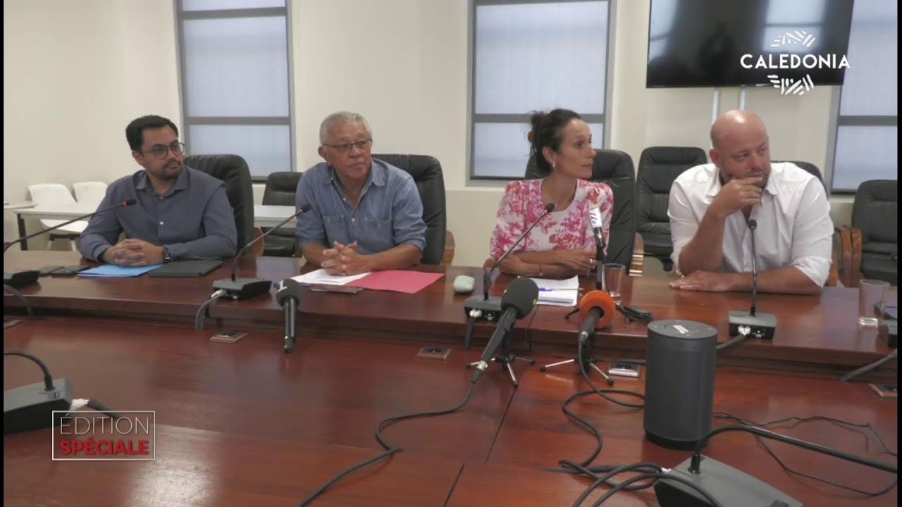 Conférence de presse du gouvernement de la Nouvelle-Calédonie - 20-05-2024