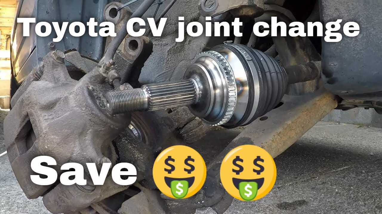 Toyota Corolla cv joint change VVTi clicking sound