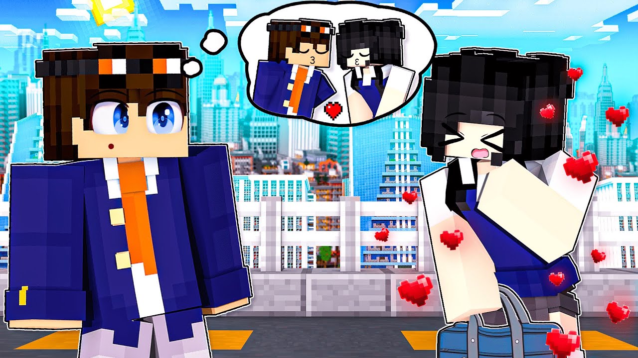 A CRUSH se DECLAROU pra MIM no Minecraft!