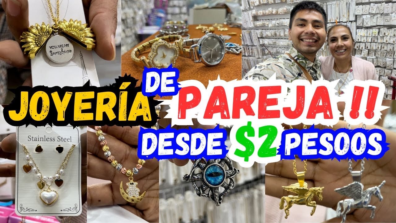 😱 DESDE $2 PESOS | Joyeria de LUJO 💎 | ACERO INOXIDABLE y LAMINADO  a un PRECIO ECONÓMICO 