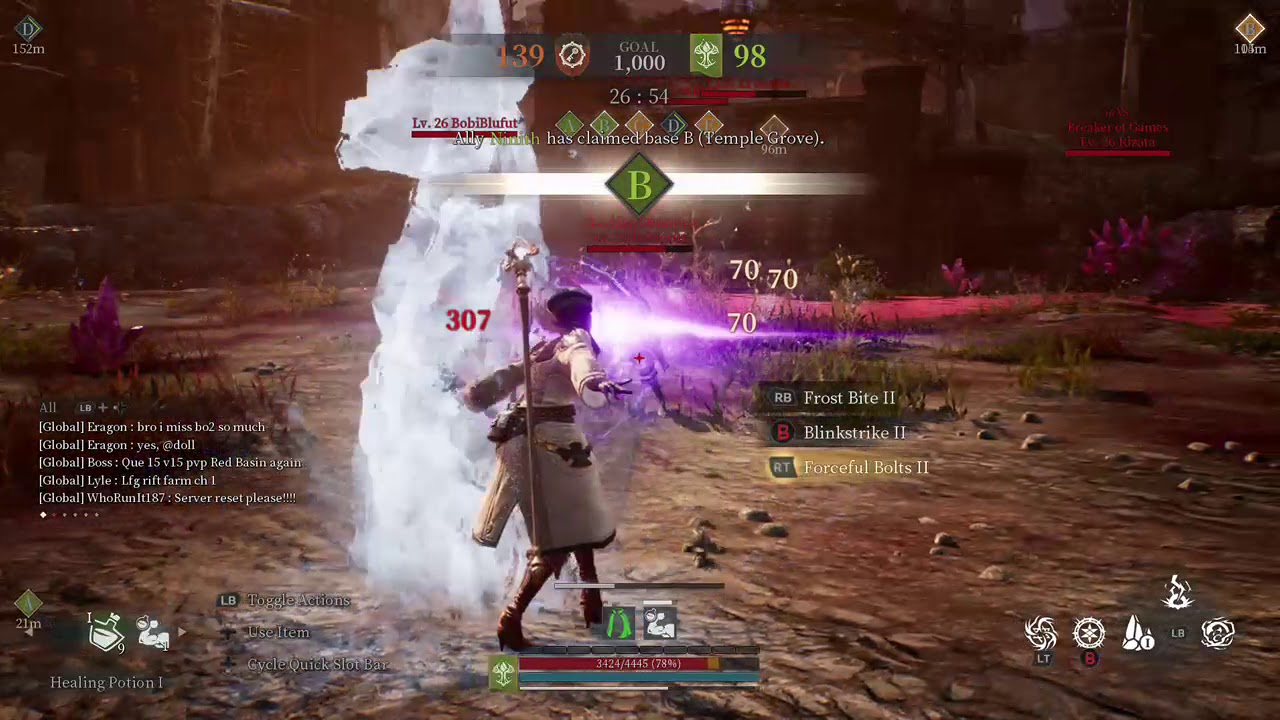 Bless Unleashed Red Basin Level 20-27 PvP