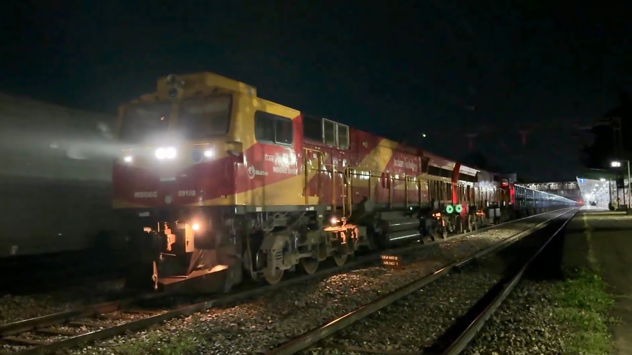 WDG6G Twins Superb Mainline Acceleration With Heavy Freight | Diesel Giants of India