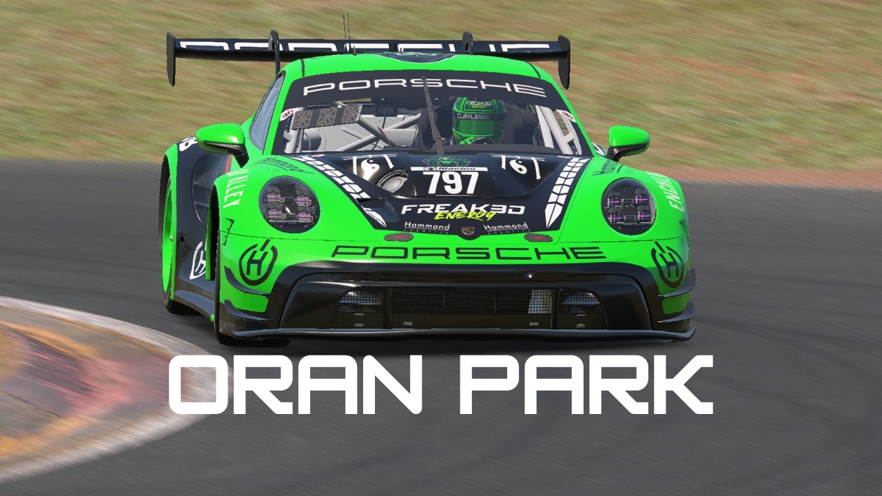 iRacing Hotlap. Oran Park. Porsche 911 GT3 R (992)