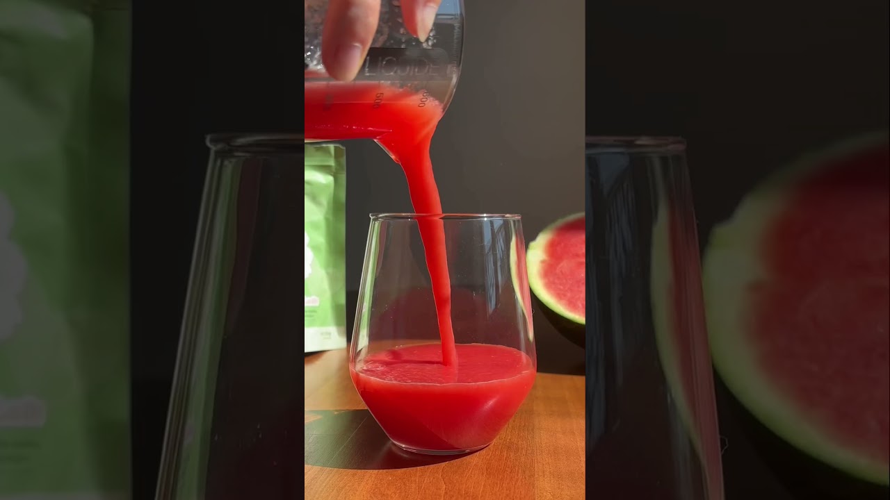 Boisson fra&icirc;che pour l&rsquo;&eacute;t&eacute; avec de la past&egrave;que ! 🍉 #past&egrave;que #watermelon #drinks