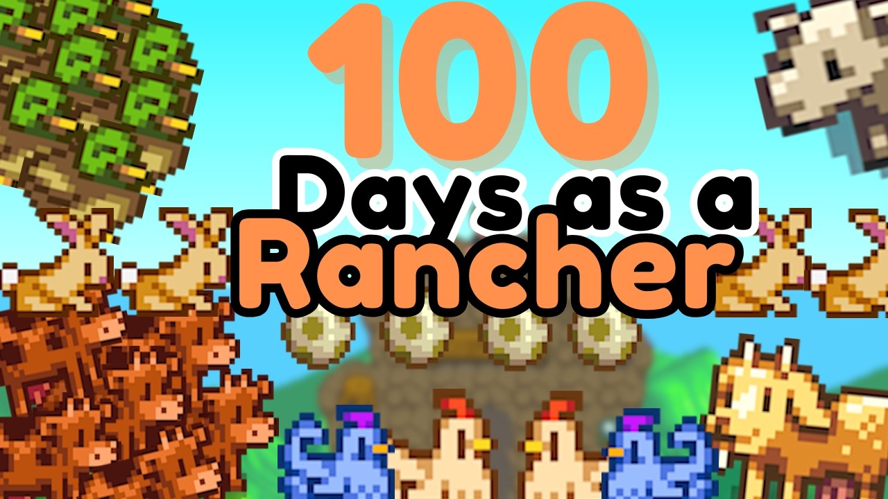 I played 100 Days of Stardew Valley 1.6 as a Rancher | Meadowlands Farm
