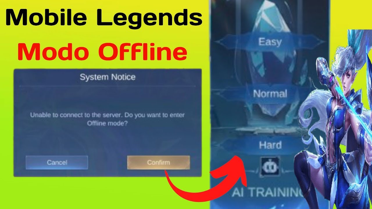 COMO JOGAR MOBILE LEGENDS OFFLINE Como habilitar Mobile Legends offline