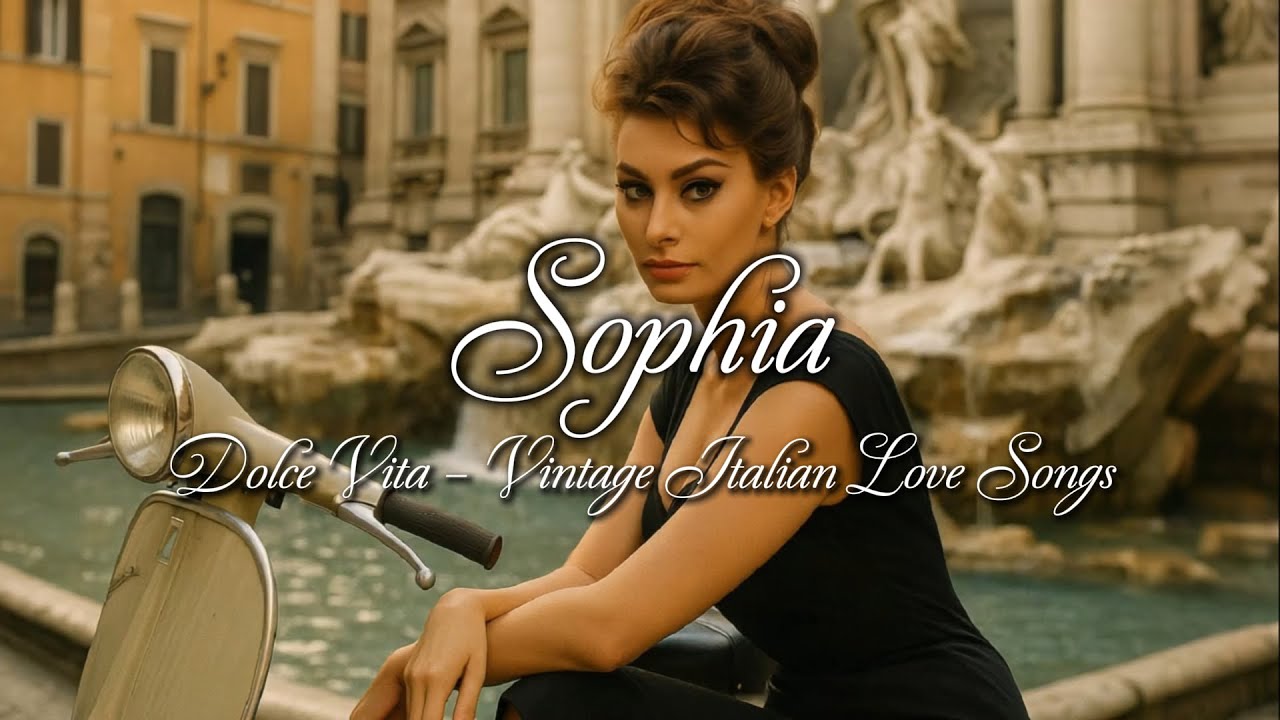 Sophia Loren Tribute 🌹 | Vintage Italian Love Songs & Dolce Vita Vibes