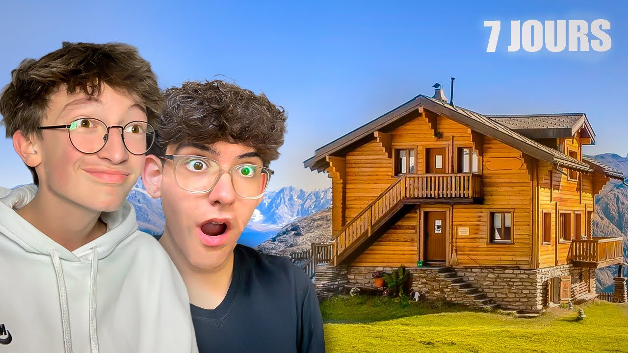 On a passé 7 JOURS dans un CHÂLET en MONTAGNE [Vlog camp de musique] (y'as que 4 jours mais bref..)