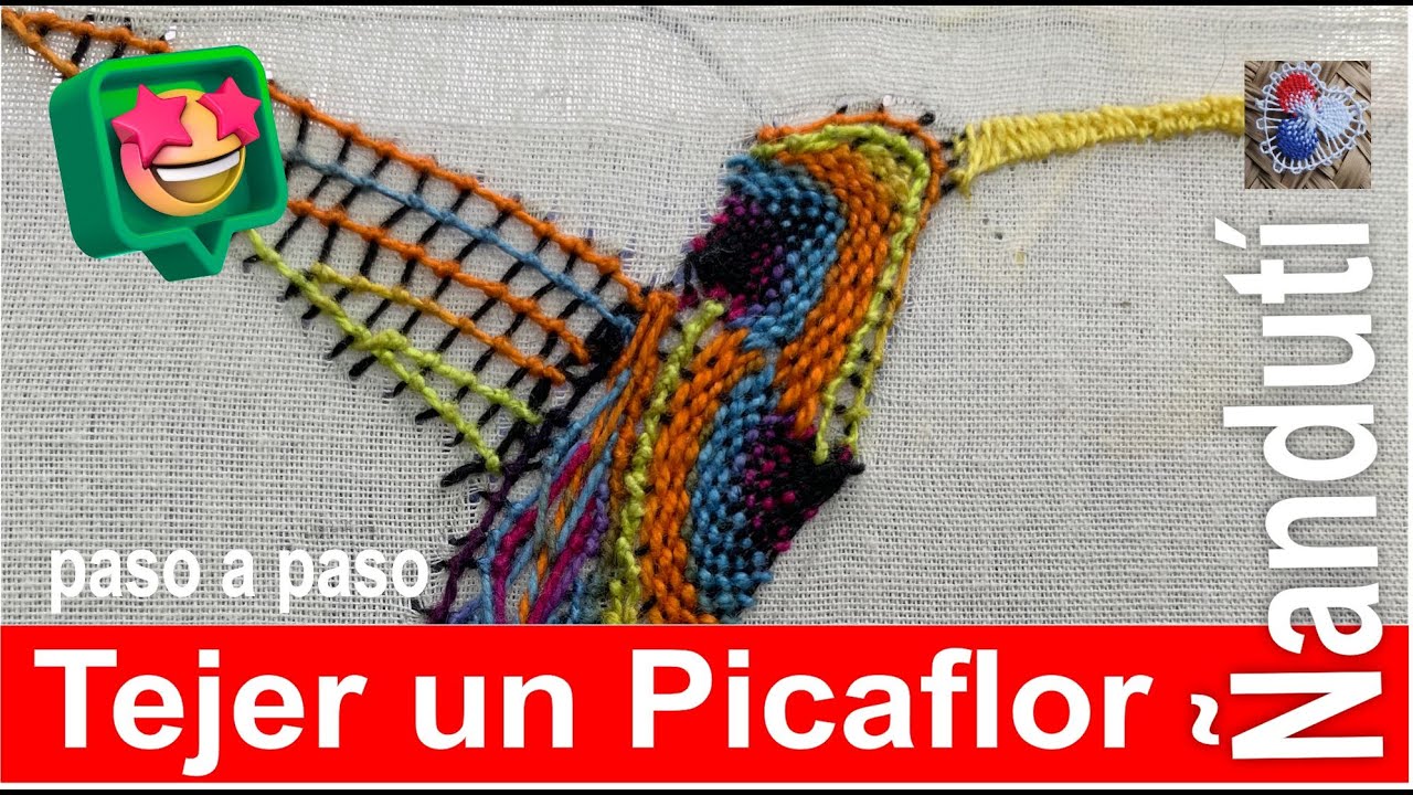 Tutorial Ñandutí: Picaflor Paso a Paso — Fácil y Colorido 🎨👩‍🎨