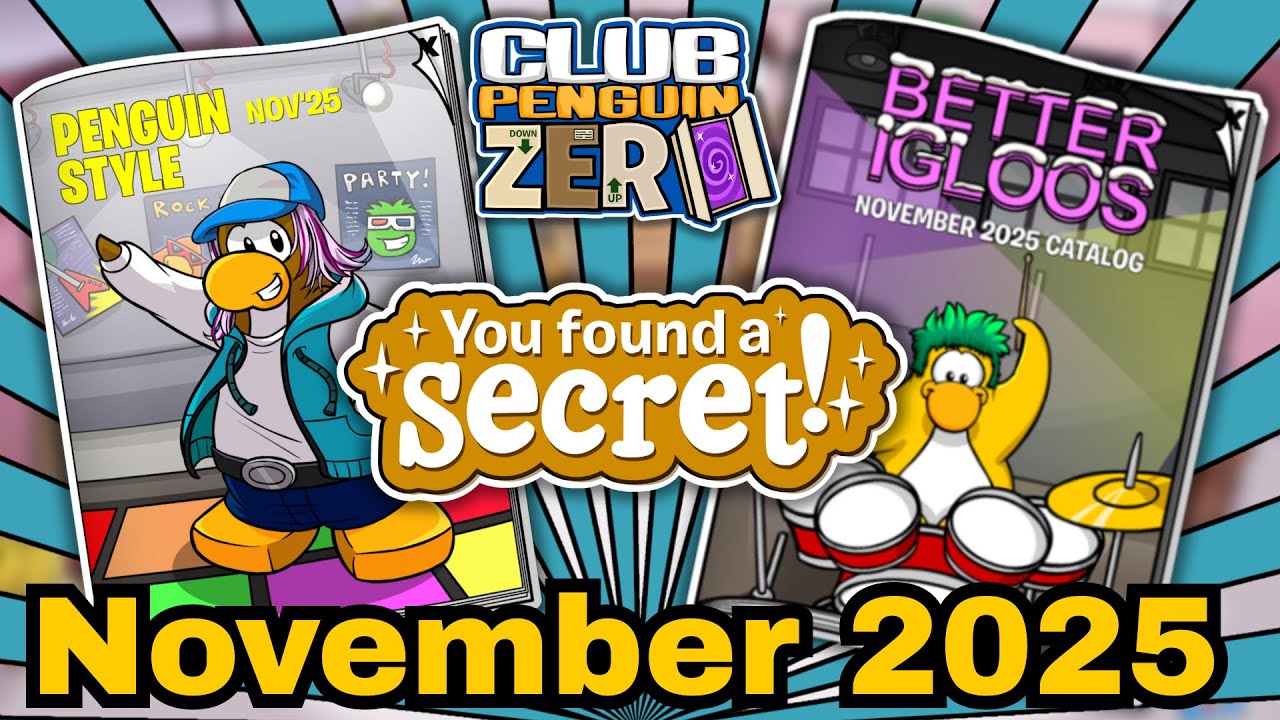 Club Penguin Zero | ✨ Ноябрь 2025: секреты улучшений в стиле пингвина и иглу! ✨
