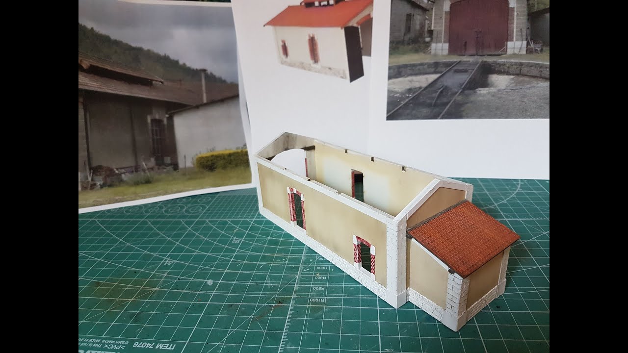 Épisode 3: réalisation de la toiture de l’appentis de la remise loco