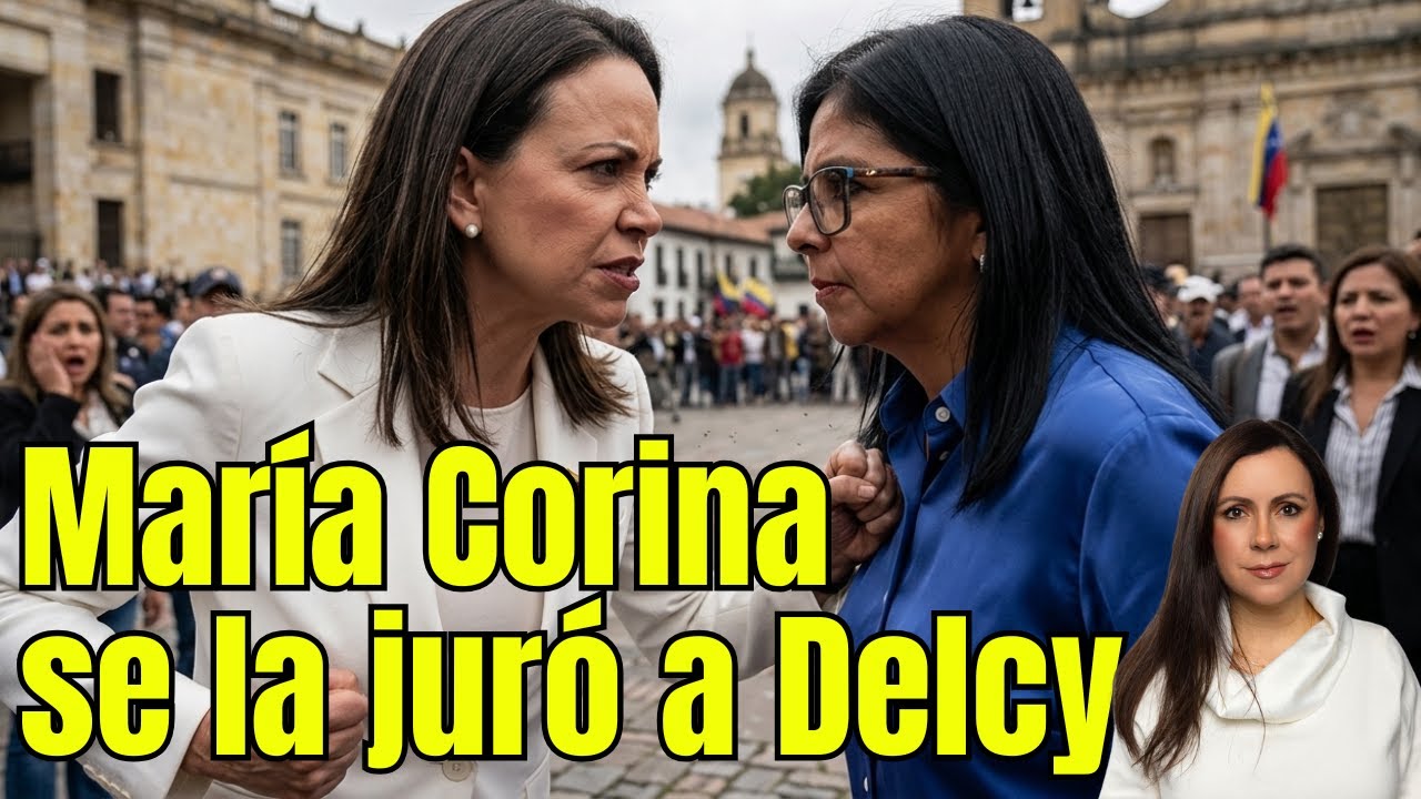 María Corina Machado se la juró a Delcy Rodríguez