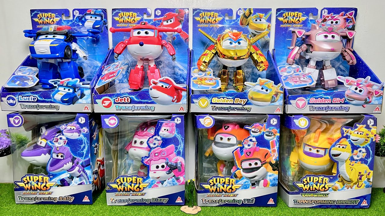 26 minutes of satisfying unboxing, cool Super Wings Space Base Set Series ASMR | Review Toys