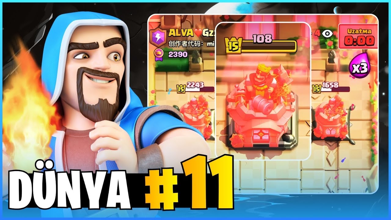 DÜNYA İLK 10 DA DİREKT 3 TAÇ ATMAK😱