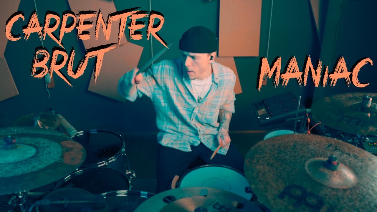 Carpenter Brut - Maniac •• Chris Drouin Drum Cover