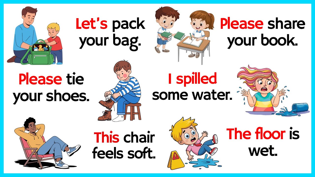 100 Common Daily Use English Sentences | Fun Learning Question Answers