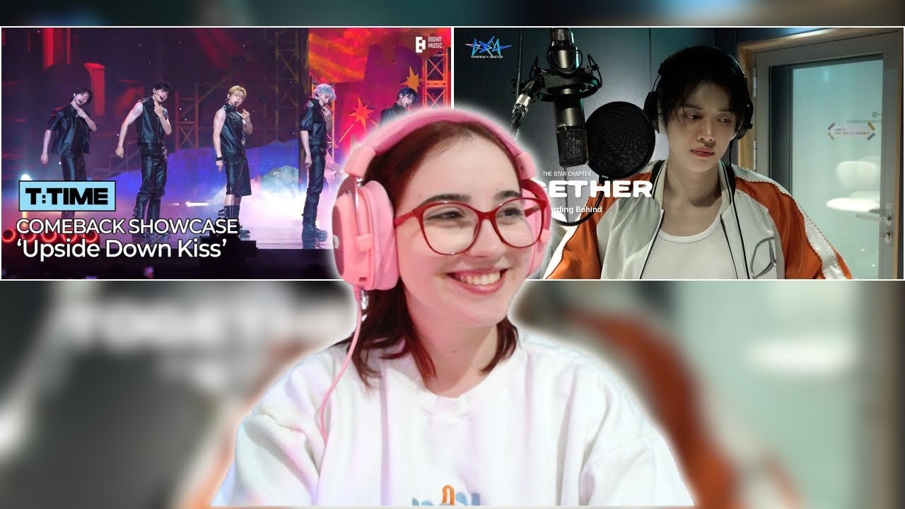 TXT | 'Upside Down Kiss' Live Stage + ‘The Star Chapter: TOGETHER’ Recording Behind | Reaction