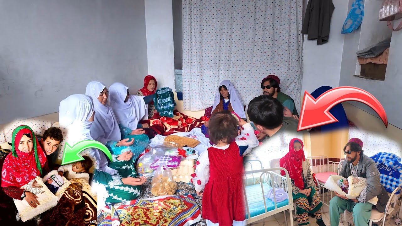 خدا را شکر امروز نی نی ناز ما و مادرش از شفاخانه مرخص شد🥰 تحفه های قشنگ مادر مهربان و مادر نوریه 