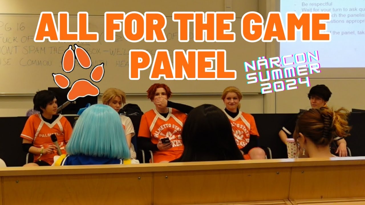 All for the Game Panel Närcon Summer 2024