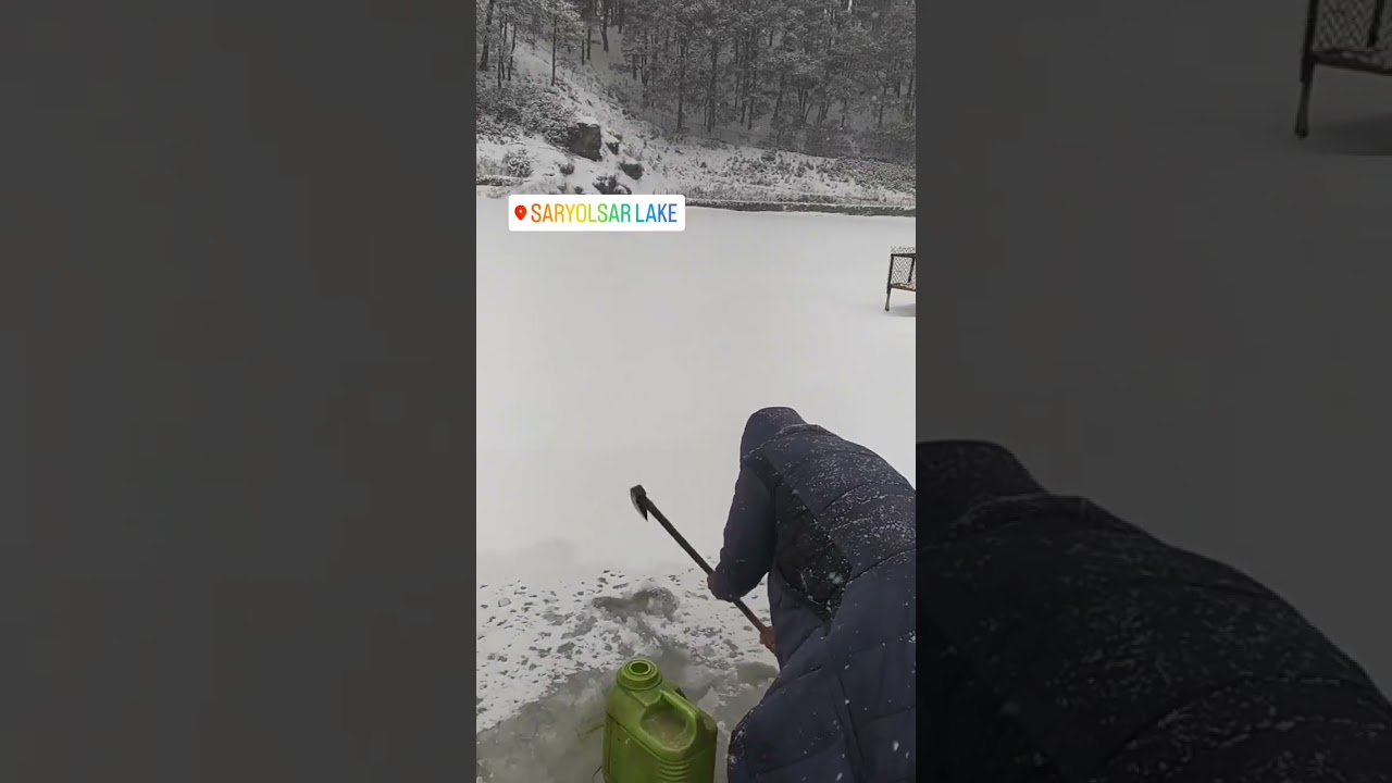 saryolsar  lake winter  time 🥶