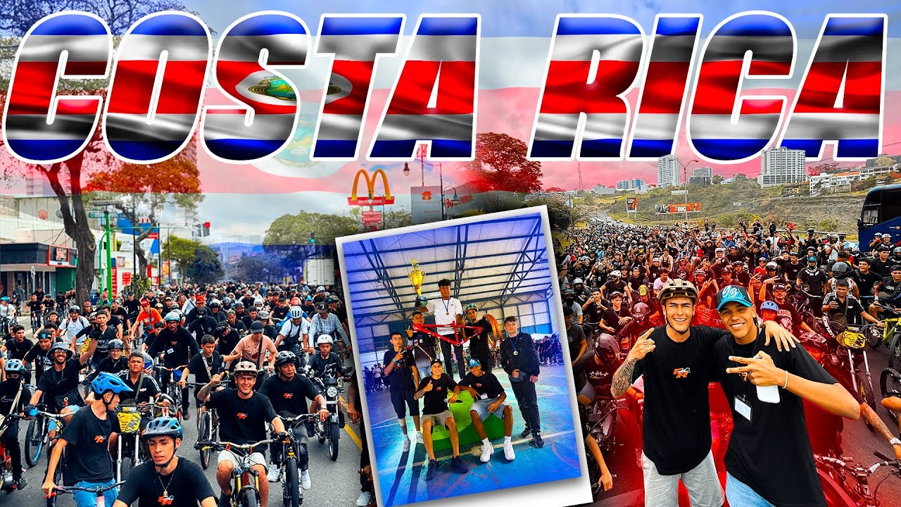 ESCOBAR RIDER en COSTA RICA😱❤️ PARALIZAMOS LAS CALLES