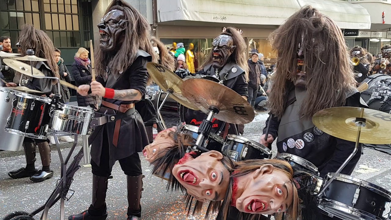 Basel. Karnaval. 2018 Fasnacht