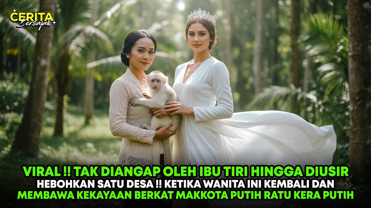 VIRAL !! HEBOHKAN DESA !! WANITA YANG TAK DIANGGAP OLEH IBU TIRI KEMBALI BERKAT MAHKOTA KERA PUTIH