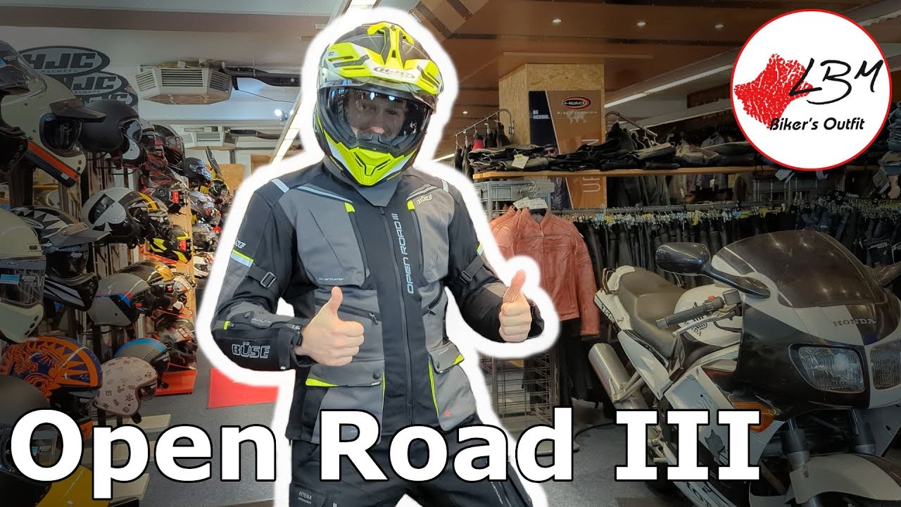 Büse Open Road III: Allwetter Touring Jacke + Hose für JEDE Größe?