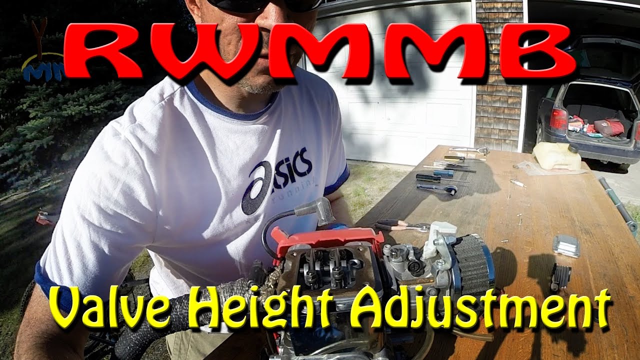 Real-World Motorized Mountain Bicycling: Valve Adjustment (49cc 4-stroke)