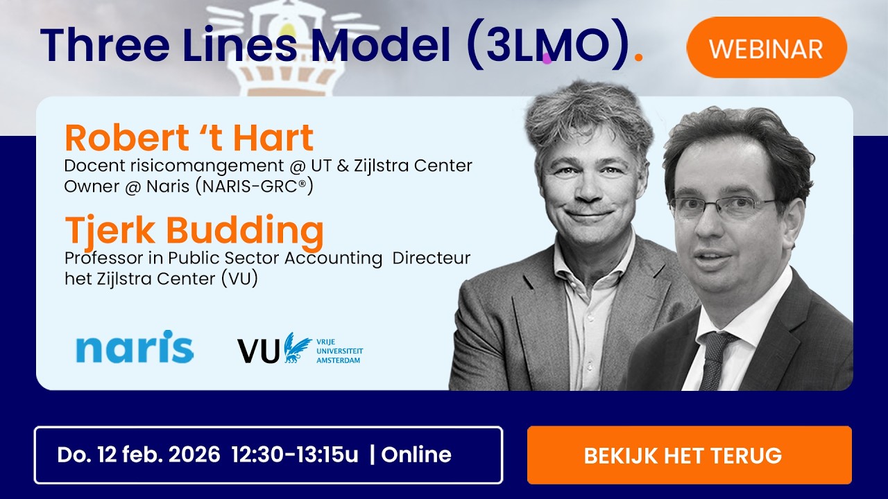 NARIS Webinar: Volwassenheidsmodel Three Lines Model