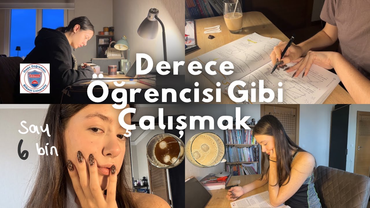 8.5 Saat Ders Vlog- Bilkent Bilgisayar Müh Arkadaşımın Rutinini Denedim #yksvlog