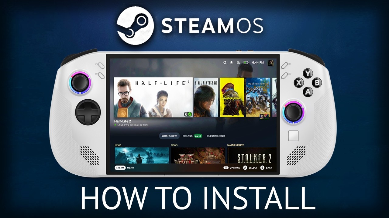 Как установить SteamOS на Legion GO S &mdash; полное руководство по установке