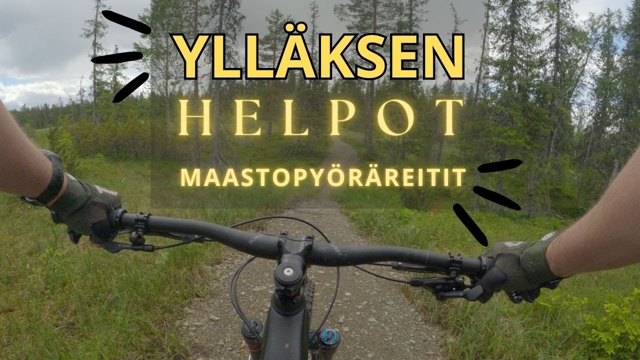 Helppoja maastopyöräilyreittejä Ylläksellä